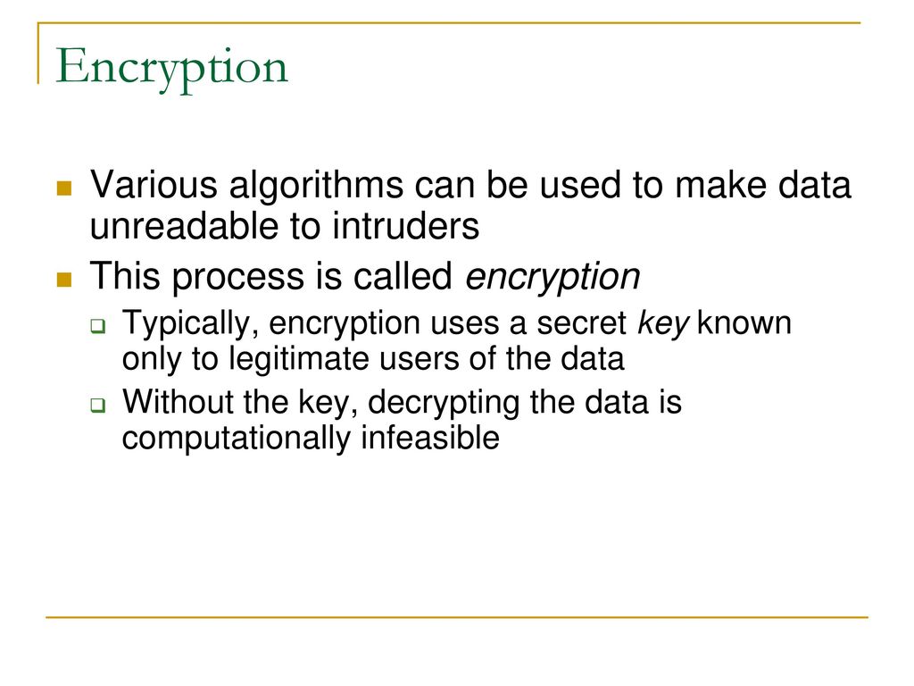 Operating System Security - ppt download