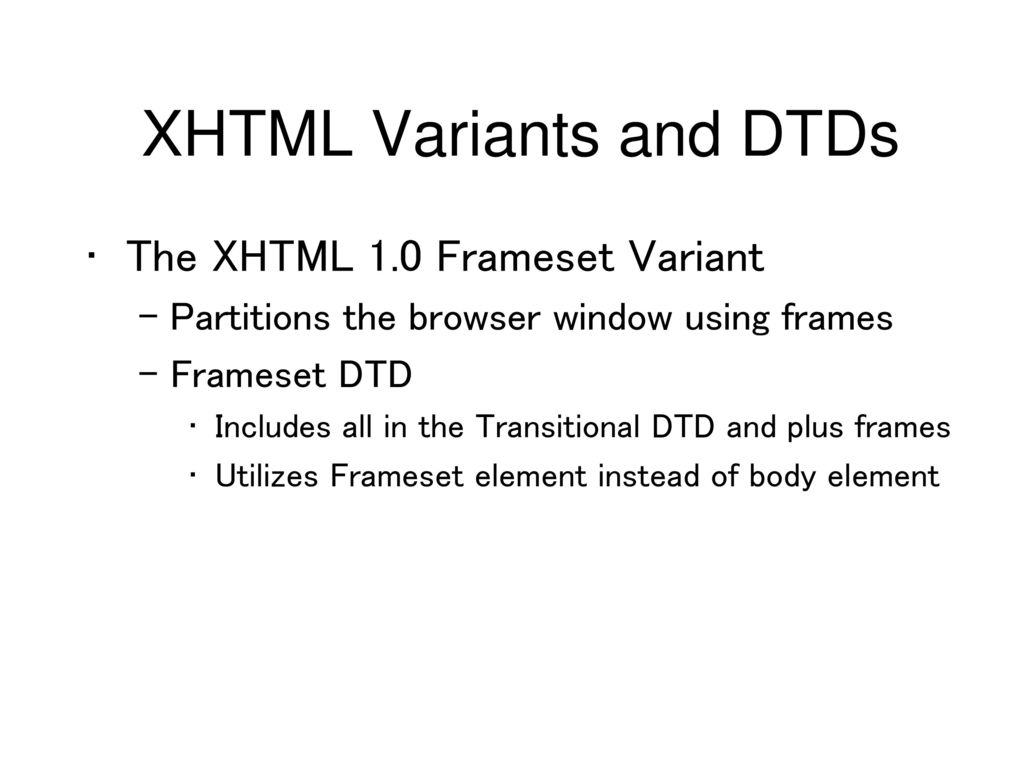 CITA 330 Section 3 XHTML. - ppt download