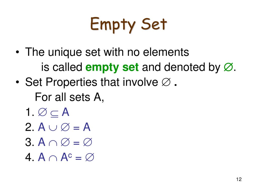 Set theory ppt download