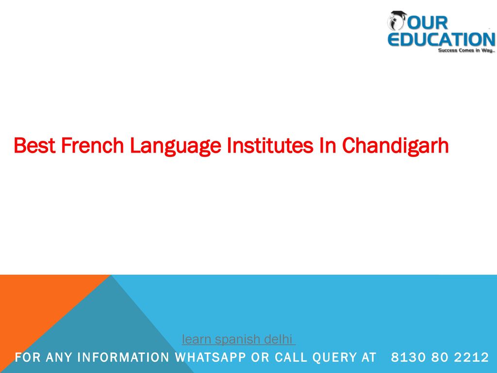 Best French Language Institutes In Chandigarh