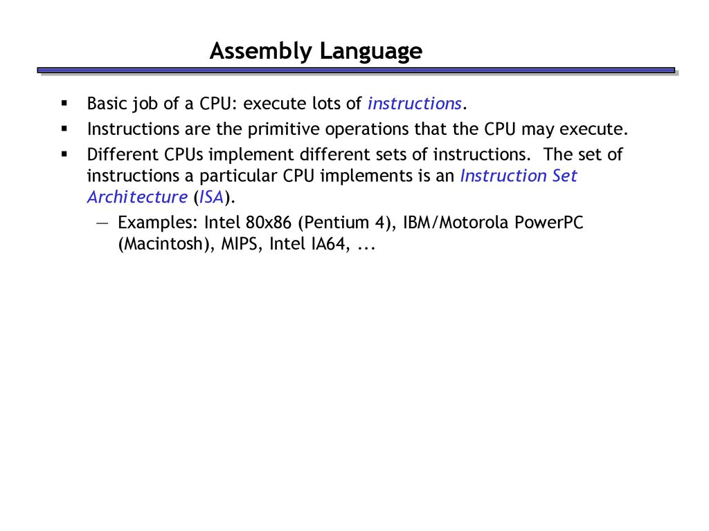 IT 251 Computer Organization and Architecture - ppt download
