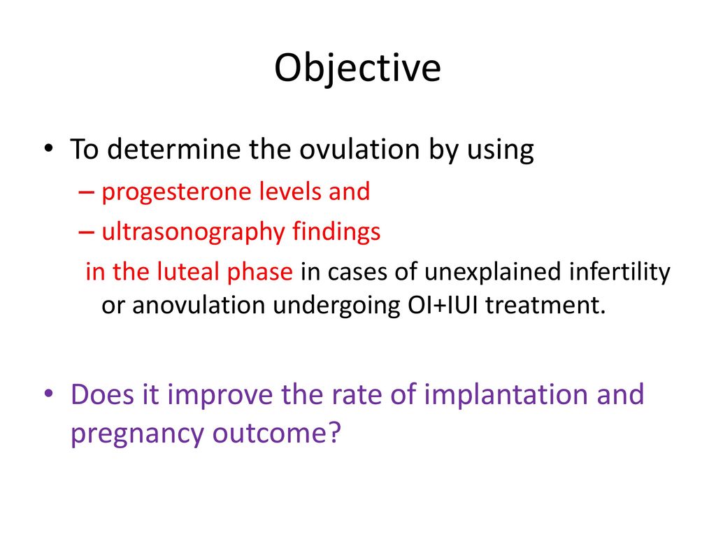 The Importance Of Determination Of Ovulation In Women Undergoing