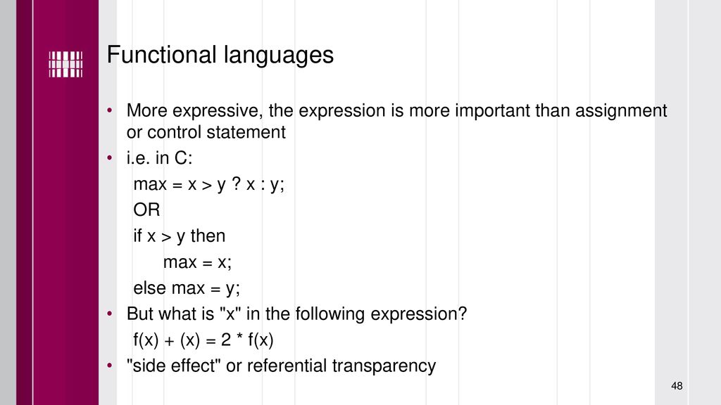 Analysis of Programming Languages - ppt download