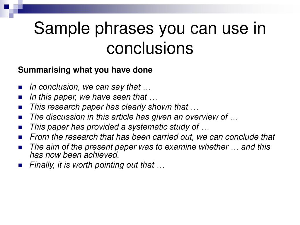 sample conclusion in research paper