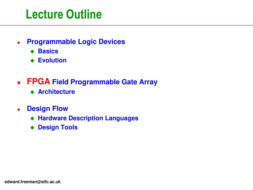 Introduction to Programmable Logic Devices Circuit Diagram