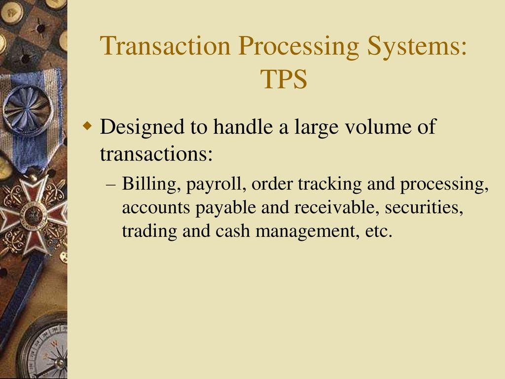Types of Information Systems - ppt download