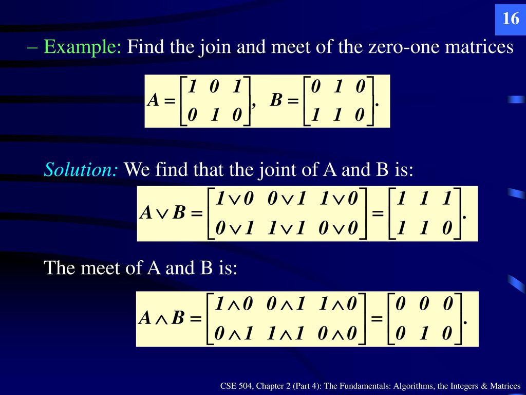 Cse 504 discrete mathematics foundations of computer science ppt