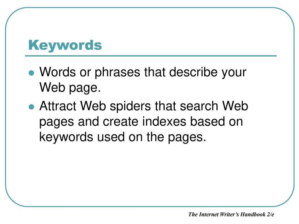 Web Page Elements Writing For the Web ppt download