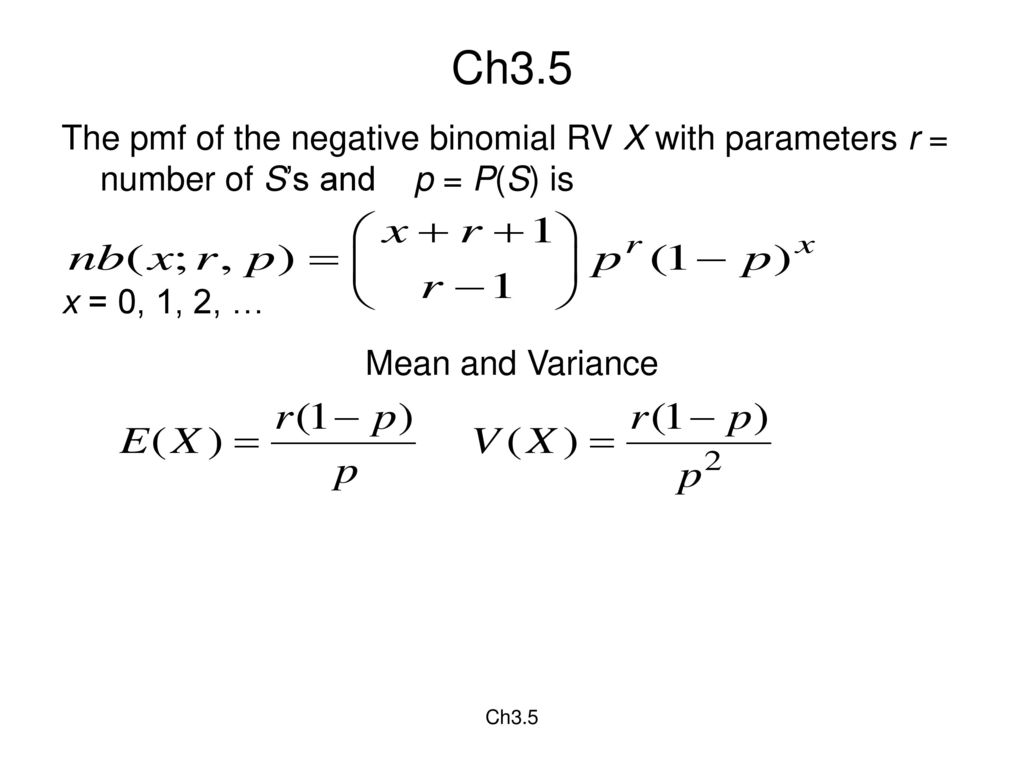 Ch3 5 Hypergeometric Distribution Ppt Download
