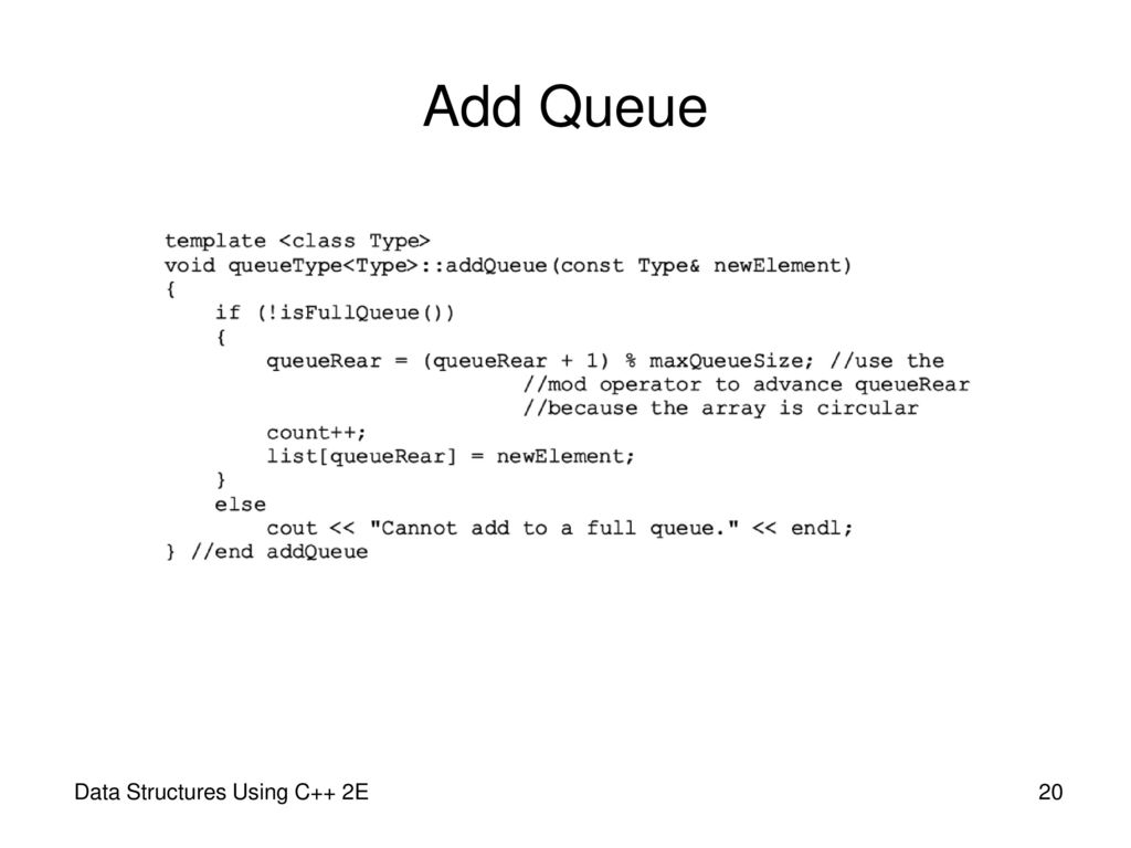Data Structures Using C++ 2E - ppt download