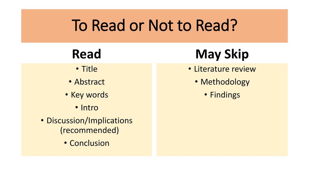 Reading academic articles ppt download