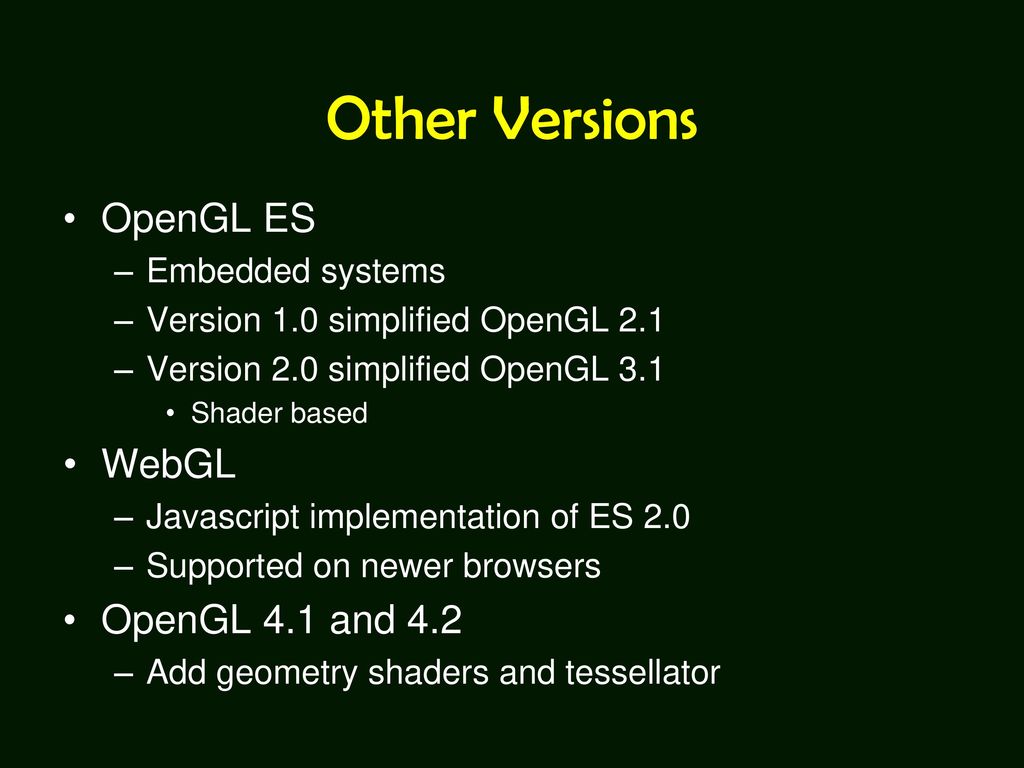 opengl 4.1 driver download
