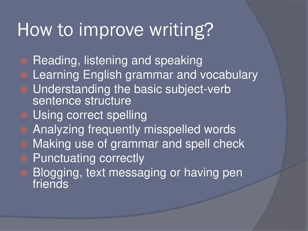 Tips On Improving Your English - Ppt Download
