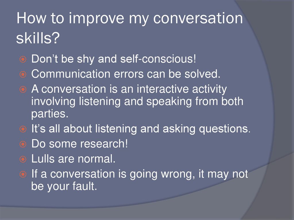 How To Improve Your English Speaking Skills English Conversation