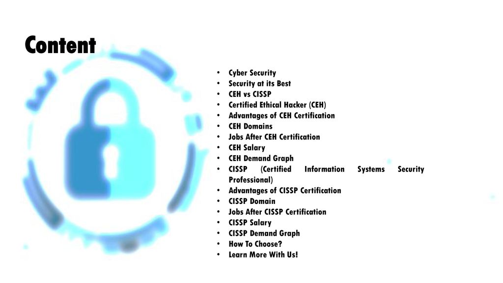 Ceh Vs Cissp Course Advantage Career Salary Demand