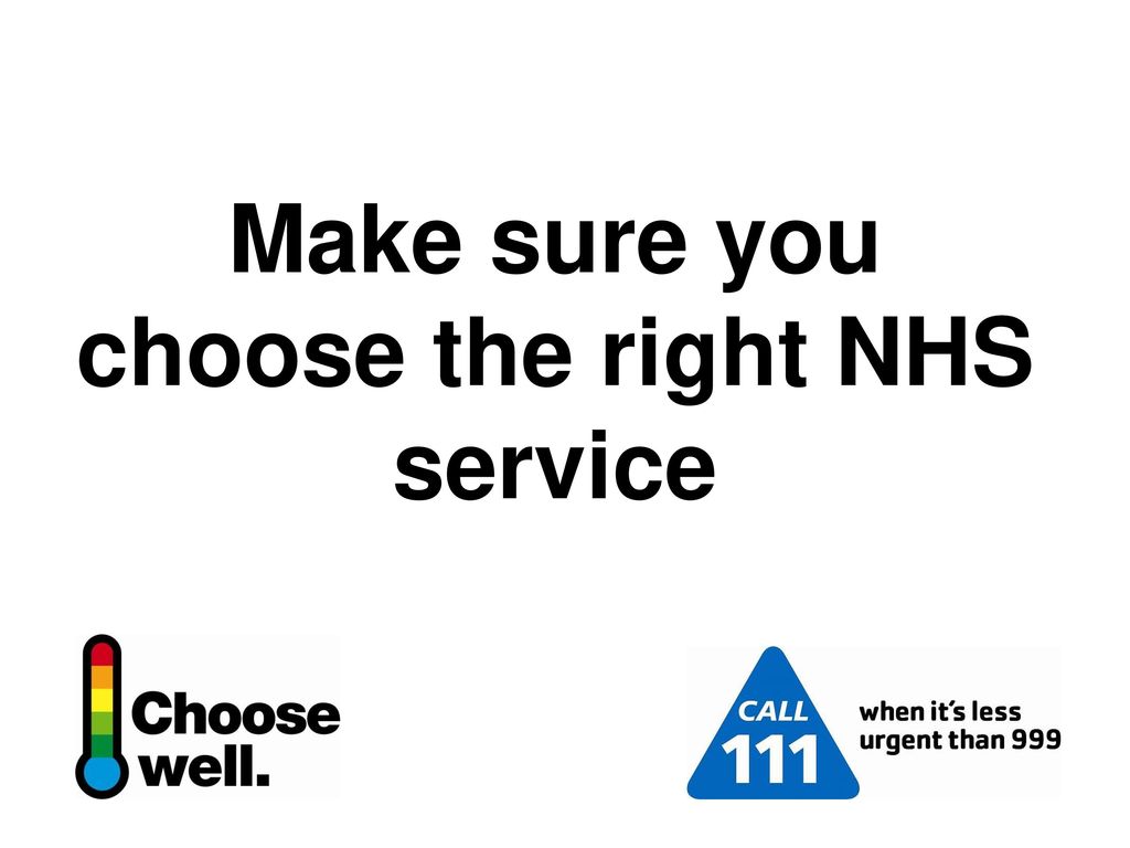 Make Sure You Choose The Right NHS Service Ppt Download make-sure-you-choose-the-right-nhs-service-ppt-download