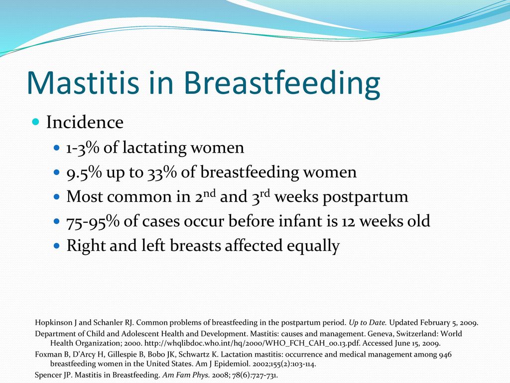 Mastitis in Breastfeeding - ppt download