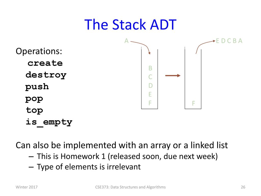 CSE373: Data Structures And Algorithms - Ppt Download