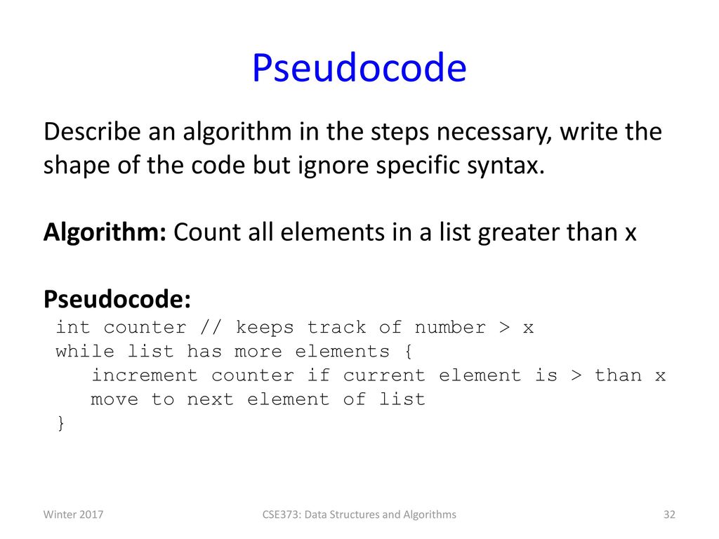 CSE373: Data Structures and Algorithms - ppt download