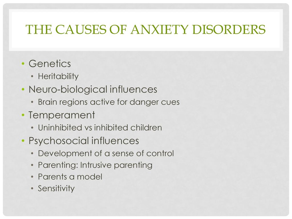 The Role of Emotion Regulation in Anxiety Disorders - ppt download