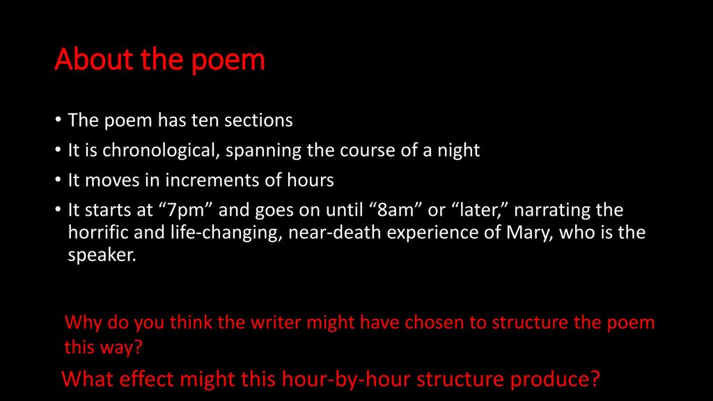 Half-Hanged Mary” By Margaret Atwood. - ppt download