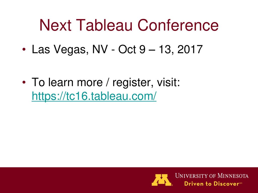 Welcome! Tableau User Group Meeting - Ppt Download