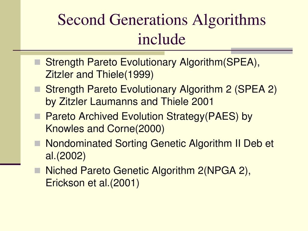 Multiobjective Optimization Richard P. Simpson - ppt download