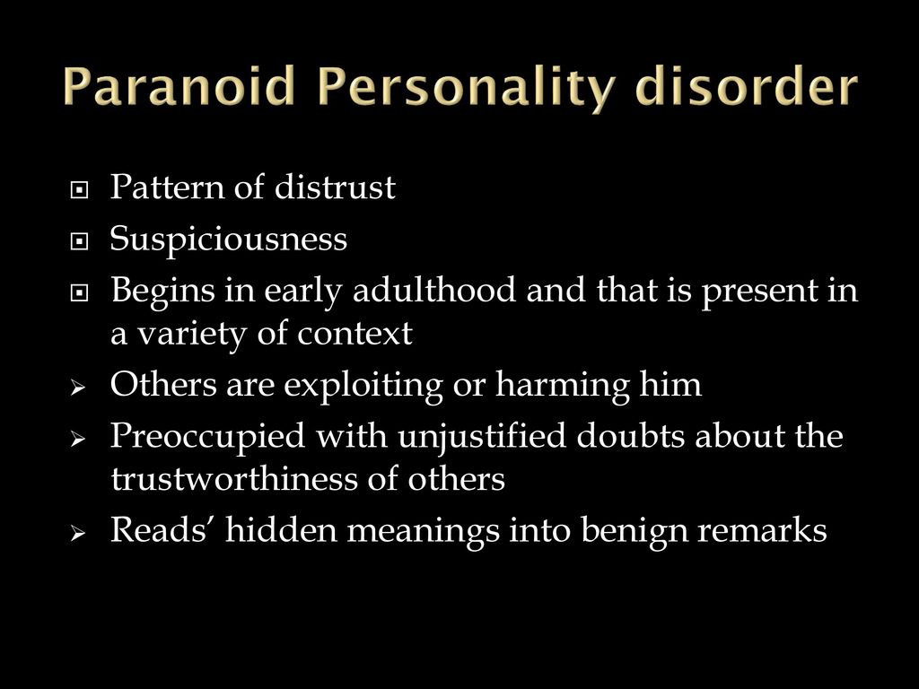 Personality Disorders - Ppt Download