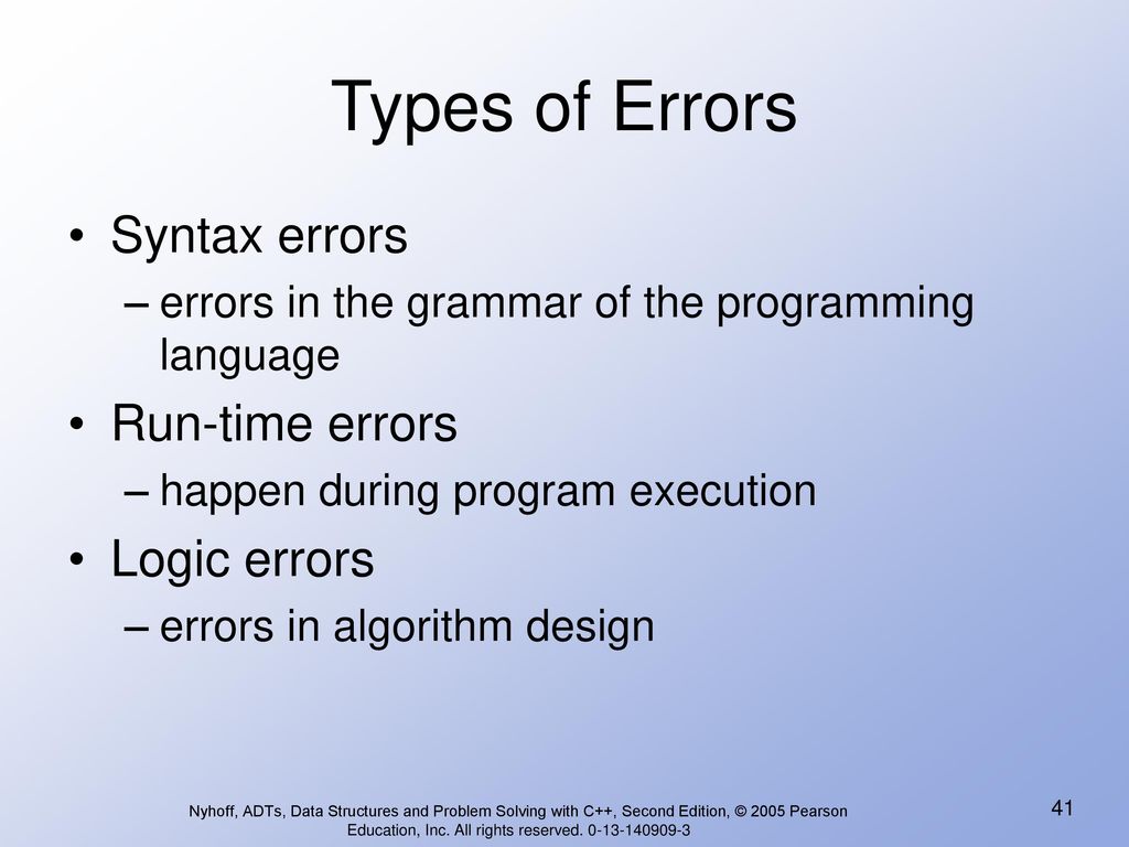 Welcome to CSIS 10B Overview of Course Software Design (from Nyhoff ...