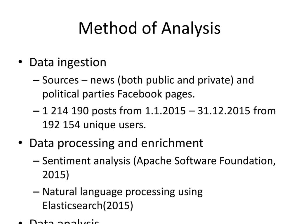 An Analysis of Czech Political Events Reflections in Facebook - ppt ...