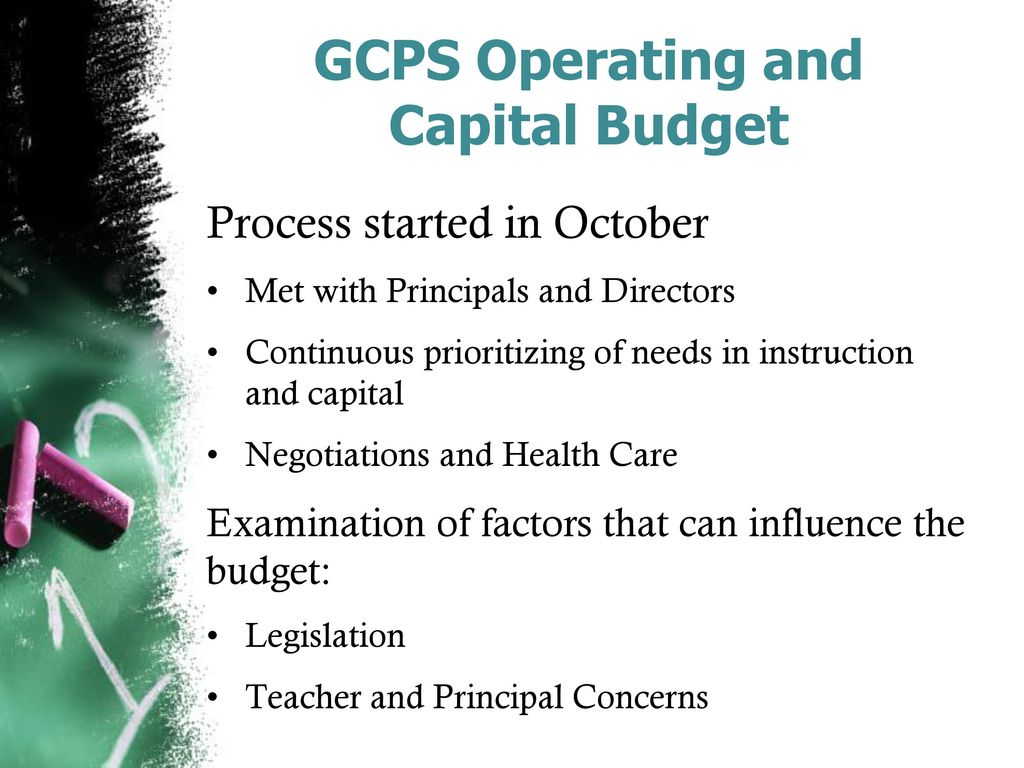 GCPS Operating and Capital Budget