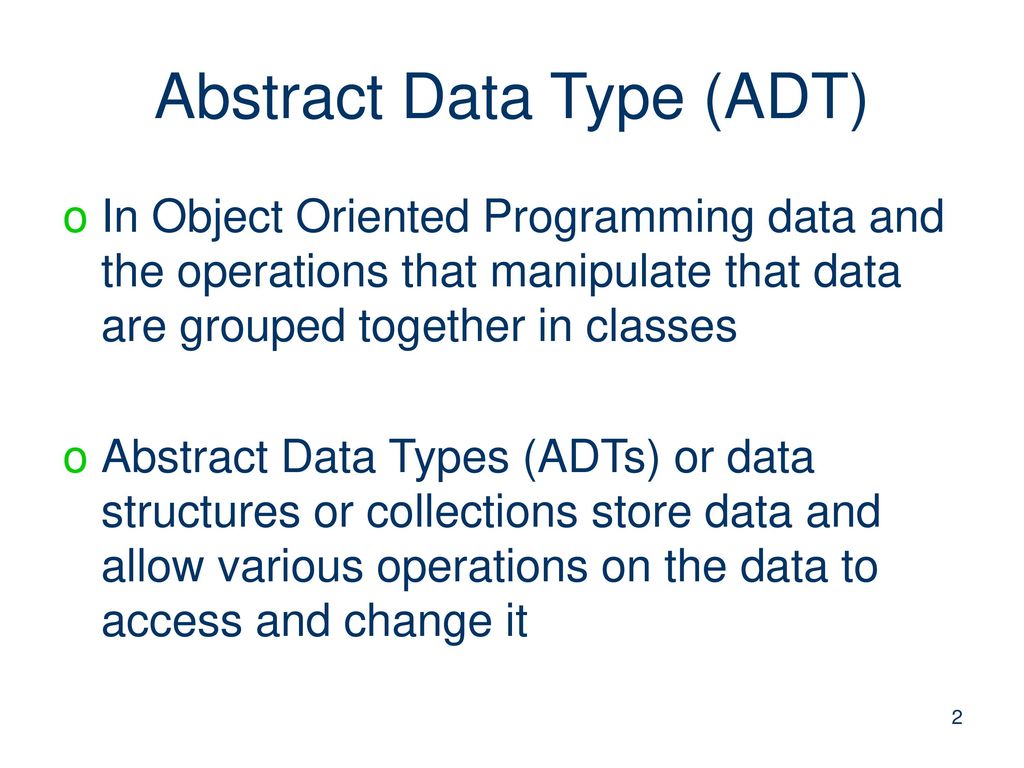 G64ADS Advanced Data Structures - ppt download
