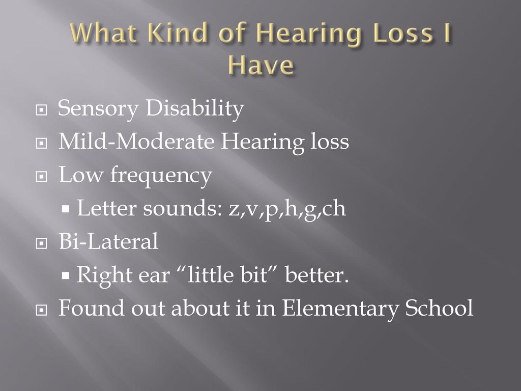 What Kind of Hearing Loss I Have