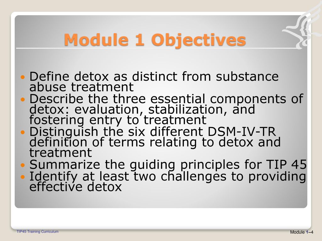 tip 45 welcome detoxification and substance abuse treatment. - ppt