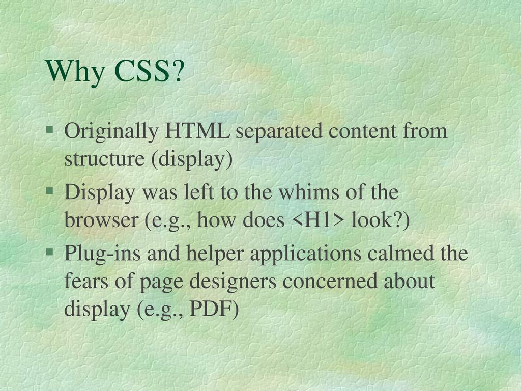 An introduction to cascading style sheets ppt download