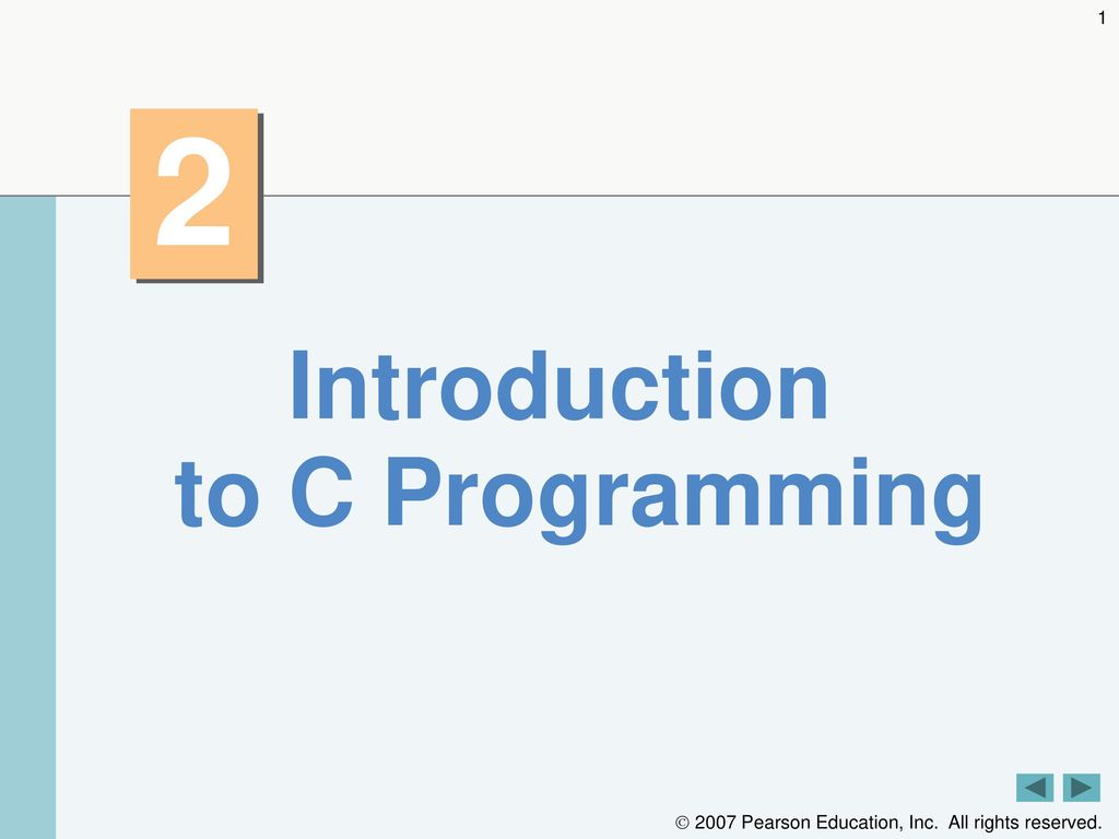 Introduction to C Programming - ppt download