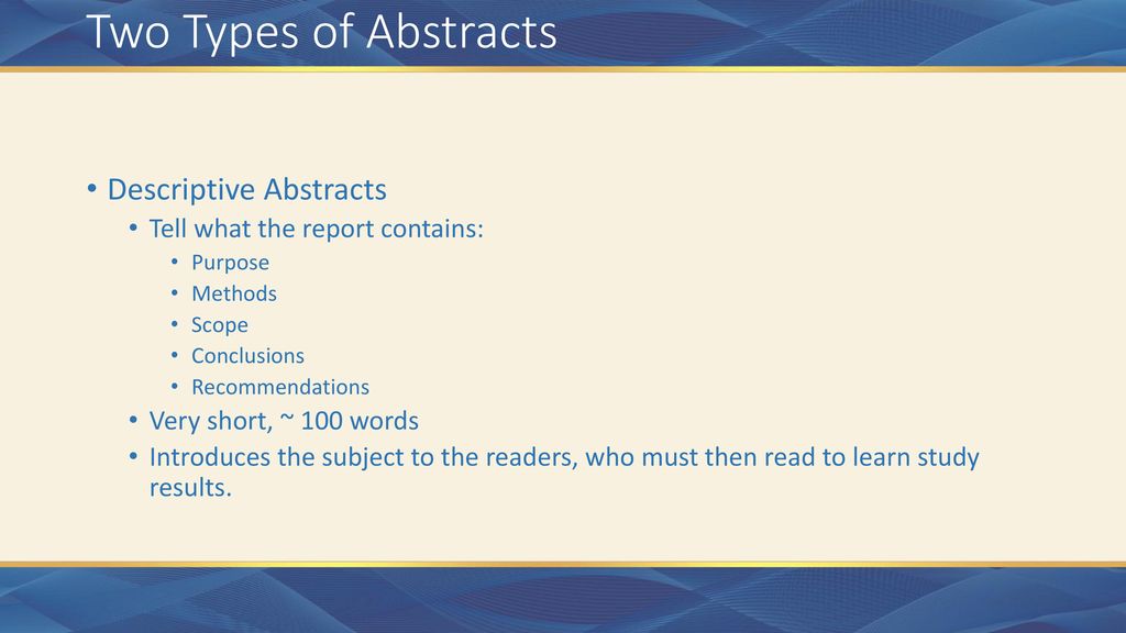 Writing An Abstract Osama A Samarkandi Phd Rn Ppt Download