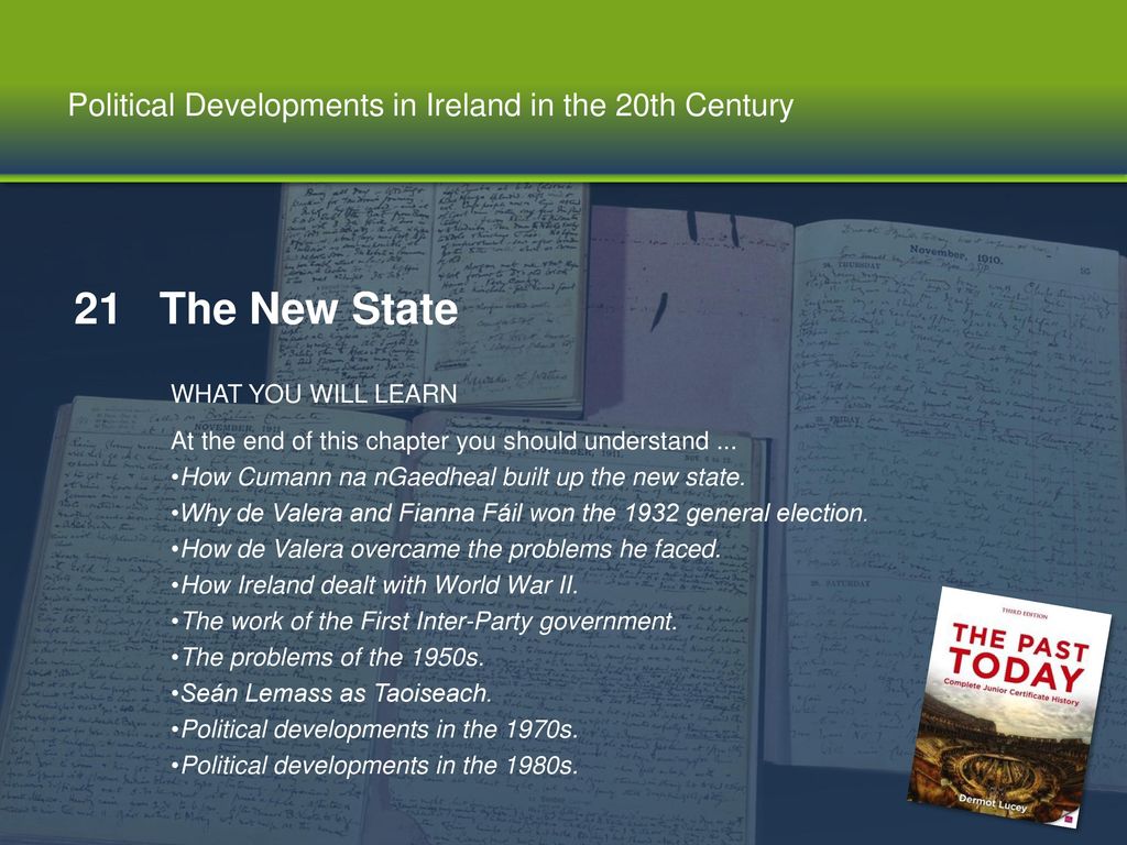 21 The New State Political Developments in Ireland in the 20th Century