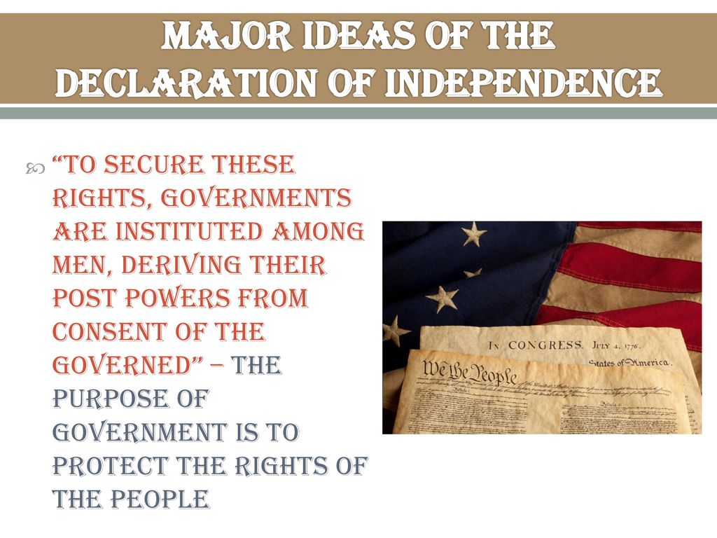 Declaration of independence ppt download