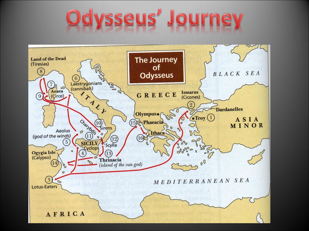 Одиссея какое государство. Карта походов Одиссея. Путь Одиссея на карте. Маршрут Одиссея из Трои в Итаку. Карта плавания Одиссея.