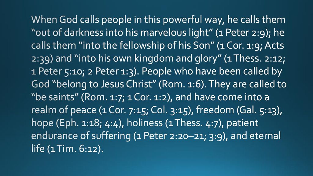 Foundations Week 5 Redemption Applied Salvation Ppt Download