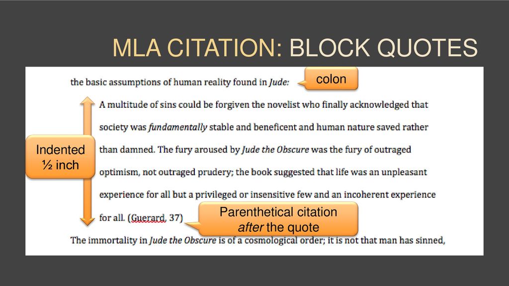 Mla Style Citations Ppt Download
