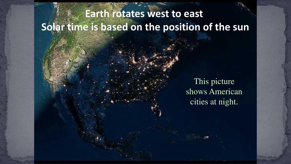 This picture shows American cities at night.