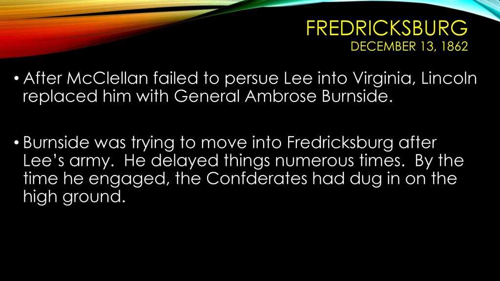 Fredricksburg December 13, 1862