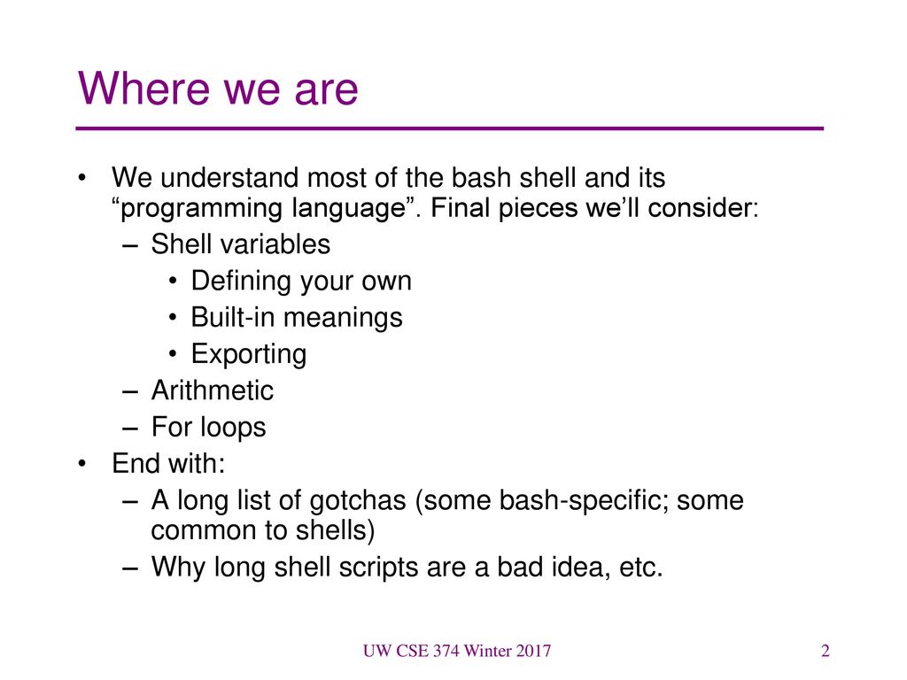 CSE 374 Programming Concepts & Tools - ppt download