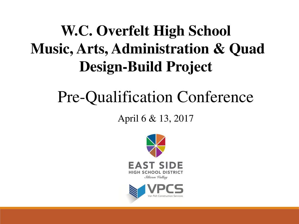 W.C. Overfelt High School Music, Arts, Administration & Quad