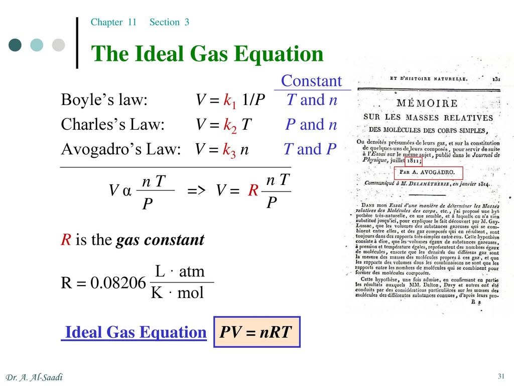 Chapter 11 Gases Ppt Download