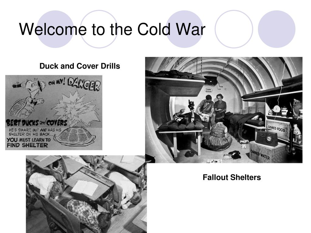 Welcome to the Cold War Duck and Cover Drills Fallout Shelters