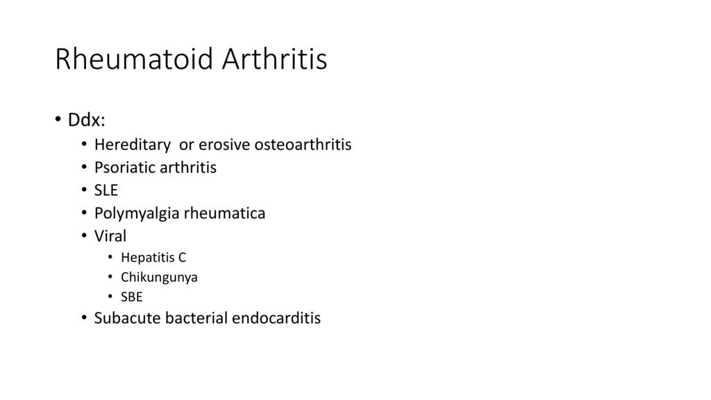 Rheumatology Potpourri - ppt download