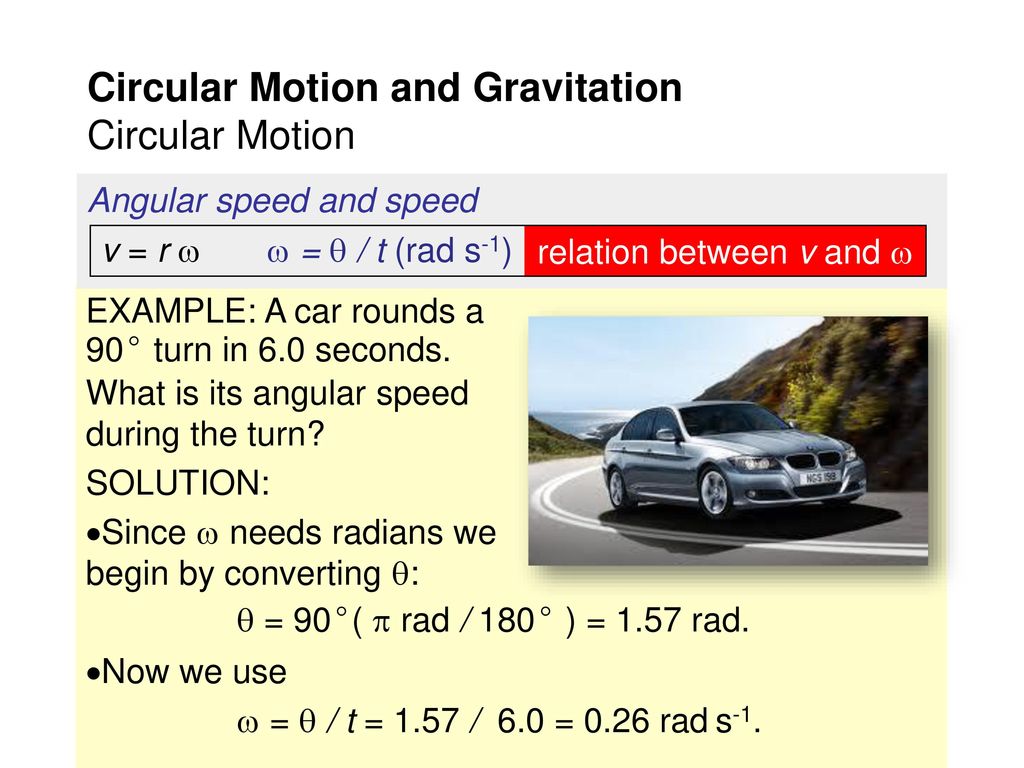 Circular Motion and Gravitation Circular Motion - ppt download